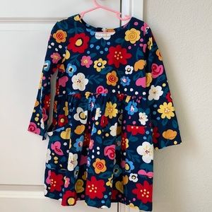 Hanna Anderson floral long sleeve dress